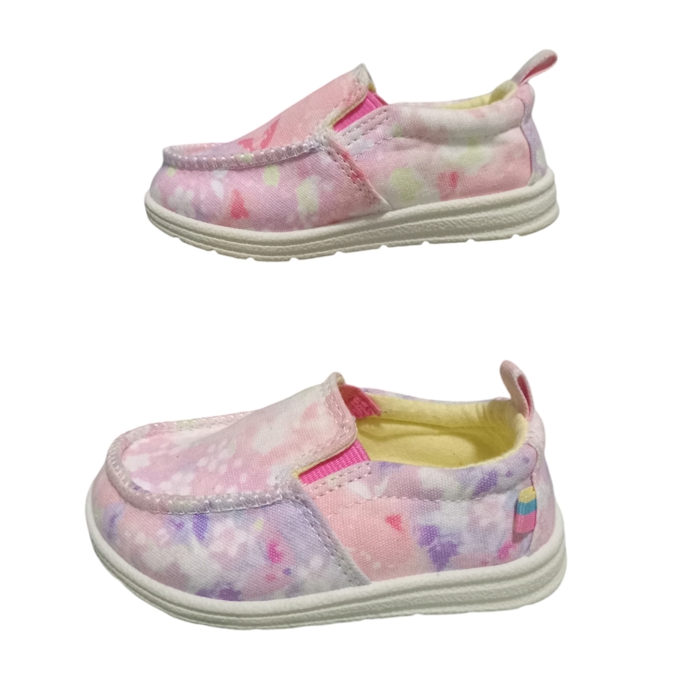 Cat&Jack size 5 baby girl slipon  flat comfort lightweight shoes